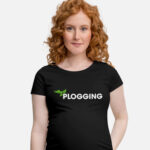 Plogging Sport Schwangerschafts T-Shirt
